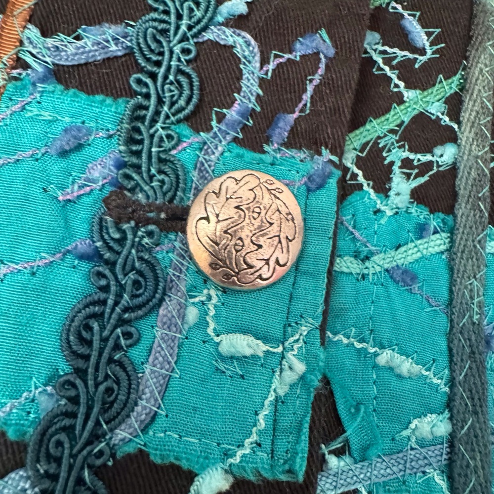 Patchwork Embroidered Boho Jacket - image 6